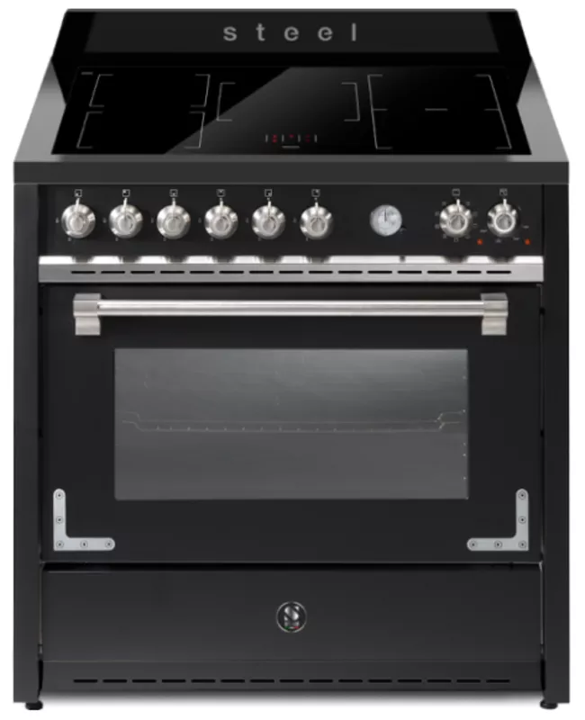 Steel Oxford 90cm Electric Freestanding Cooker