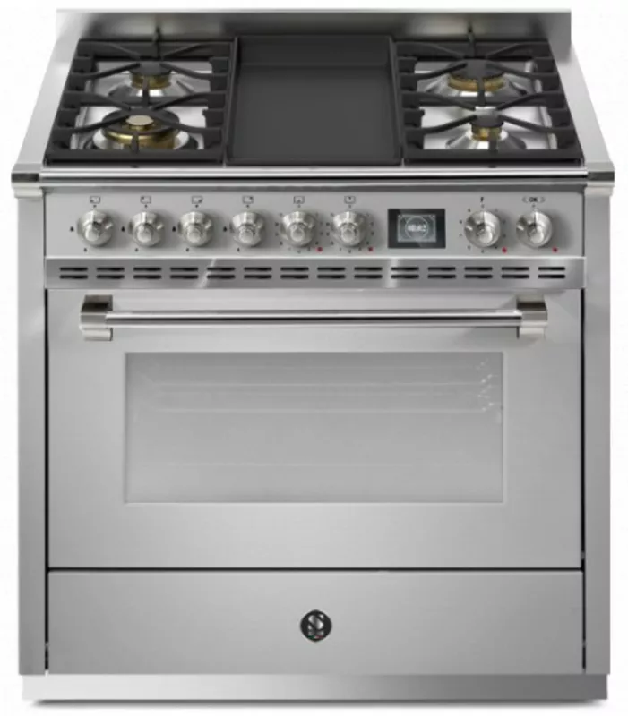Steel Ascot 90cm Gas/Electric Freestanding Cooker (NEW Model) *Indent item